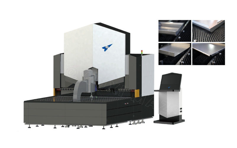 Automatic CNC Panel Bender Machine Pressing Feeding Type 180° Max Bending Angle